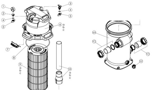 Hayward SwimClear C275S Replacement Parts