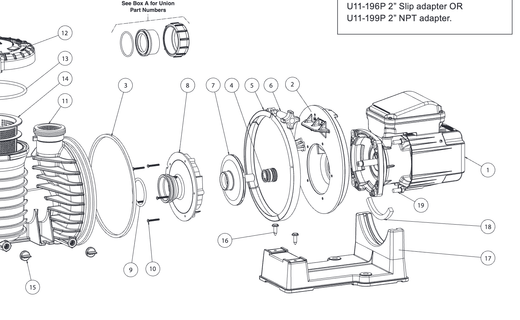 Pentair Max-E-Pro DOE Pump Replacement Parts