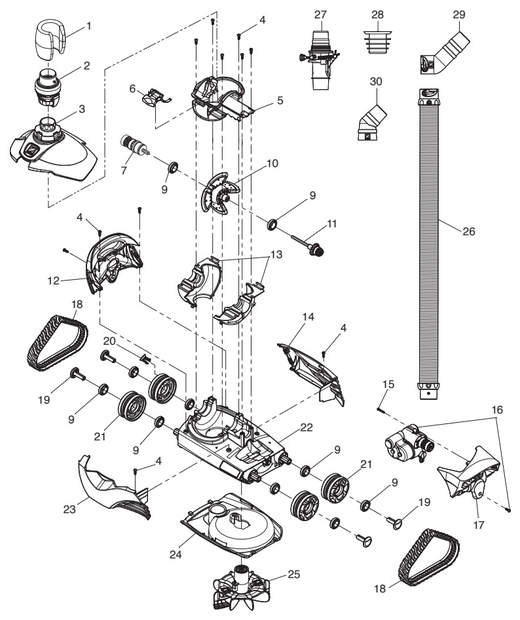 Zodiac MX6 Elite Replacement Parts