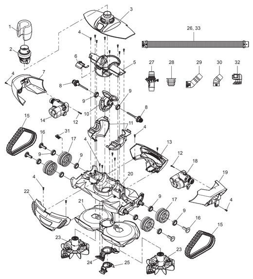 Zodiac MX8 Elite Replacement Parts