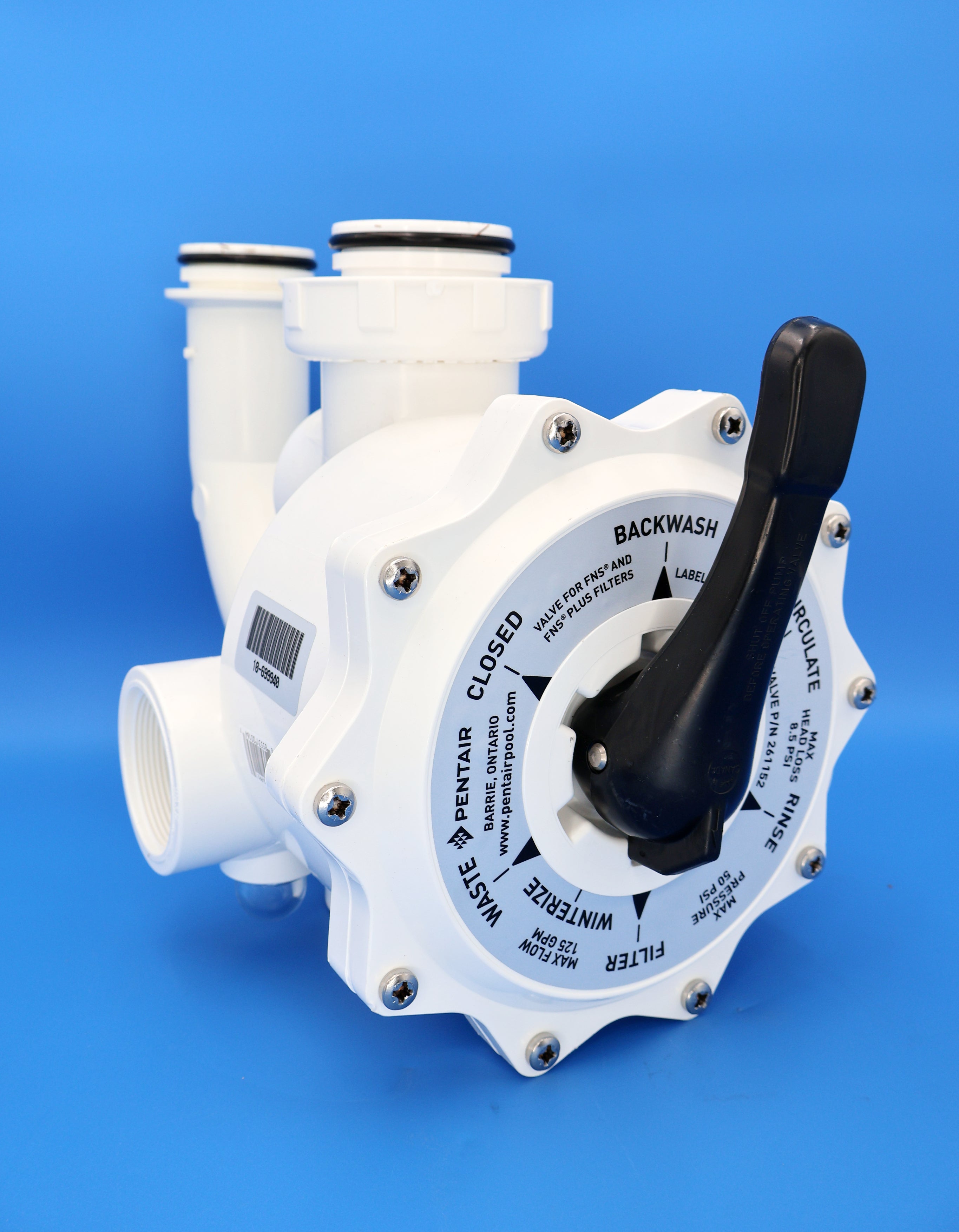 Pentair FNS Plus 2" Hi-Flow Multiport Valve with Plumbing 261152
