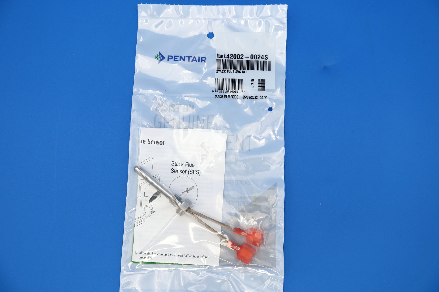 Pentair Mastertemp Stack Flue Sensor Service Kit 42002-0024S