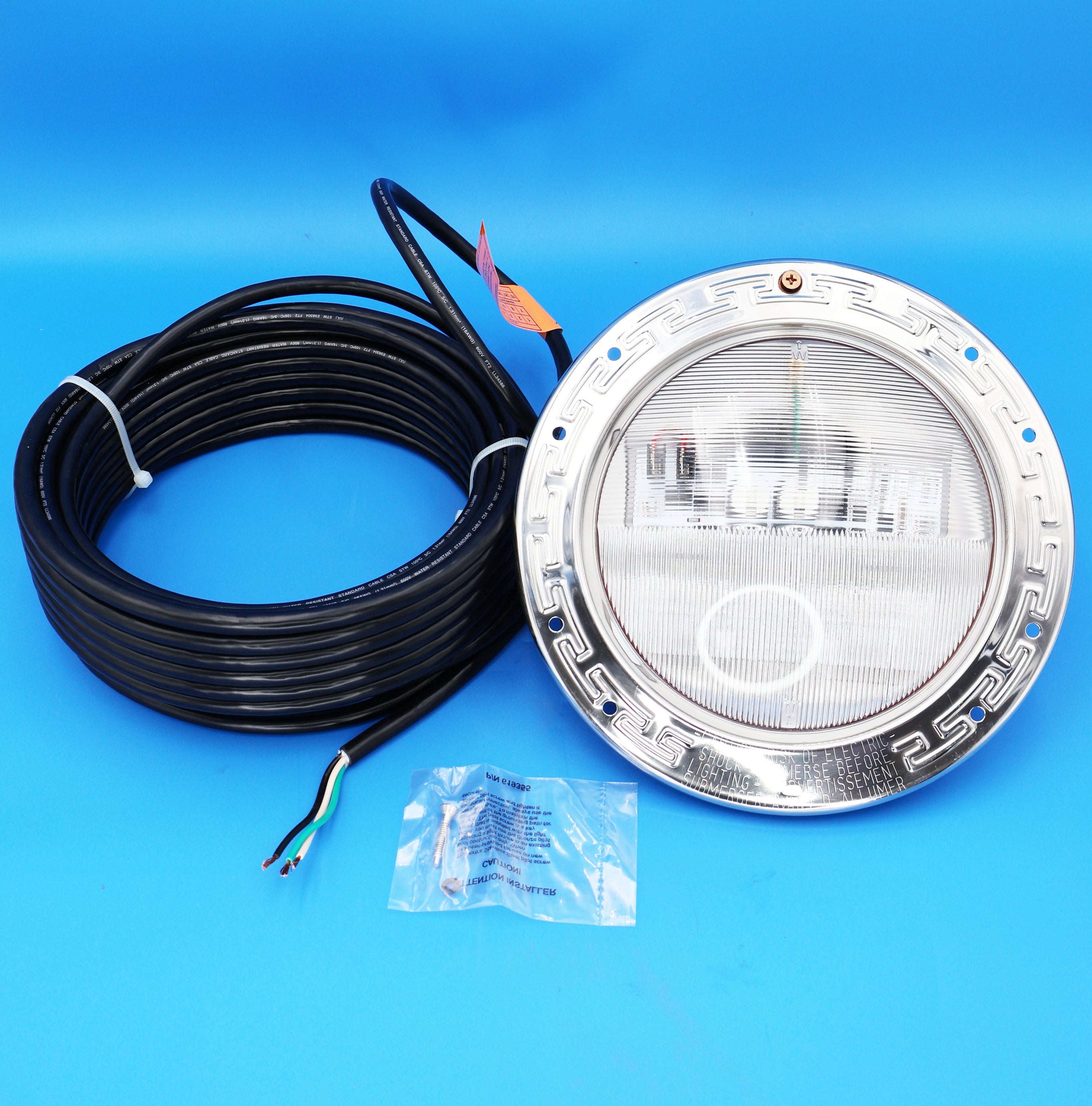 Pentair IntelliBrite 5G White Underwater LED Pool Light, 120 Volt, 500 Watt Equivalent, 50 Foot Cord 601301