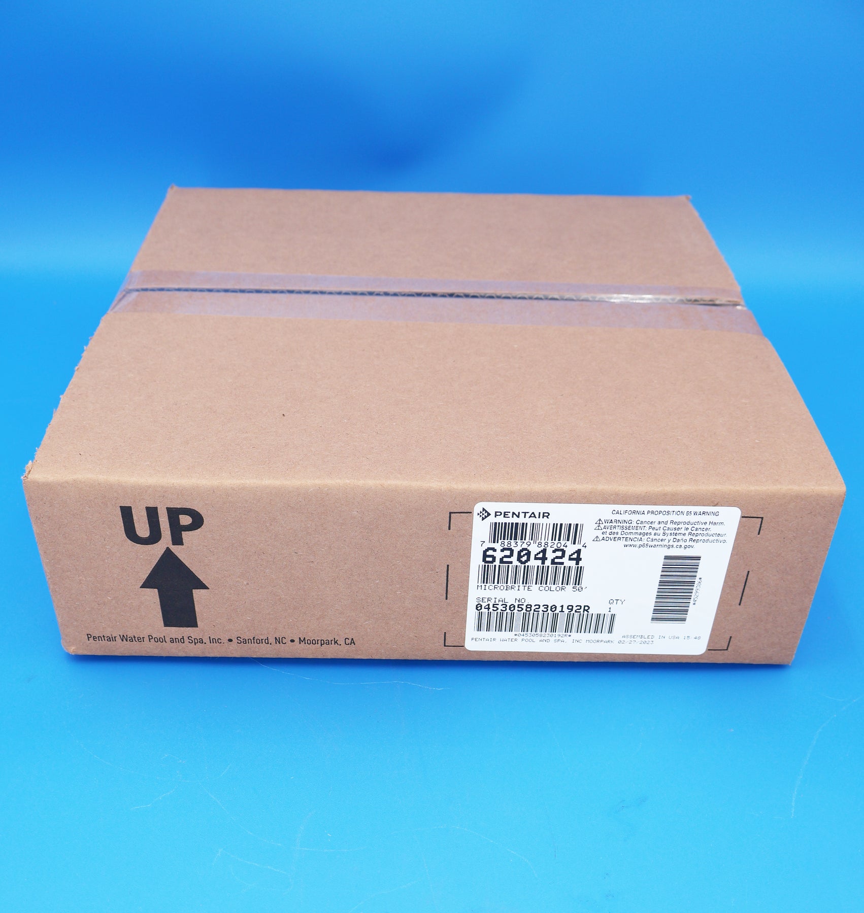 Pentair Microbrite Color LED Light with 50' Cord 12V 14W 620424