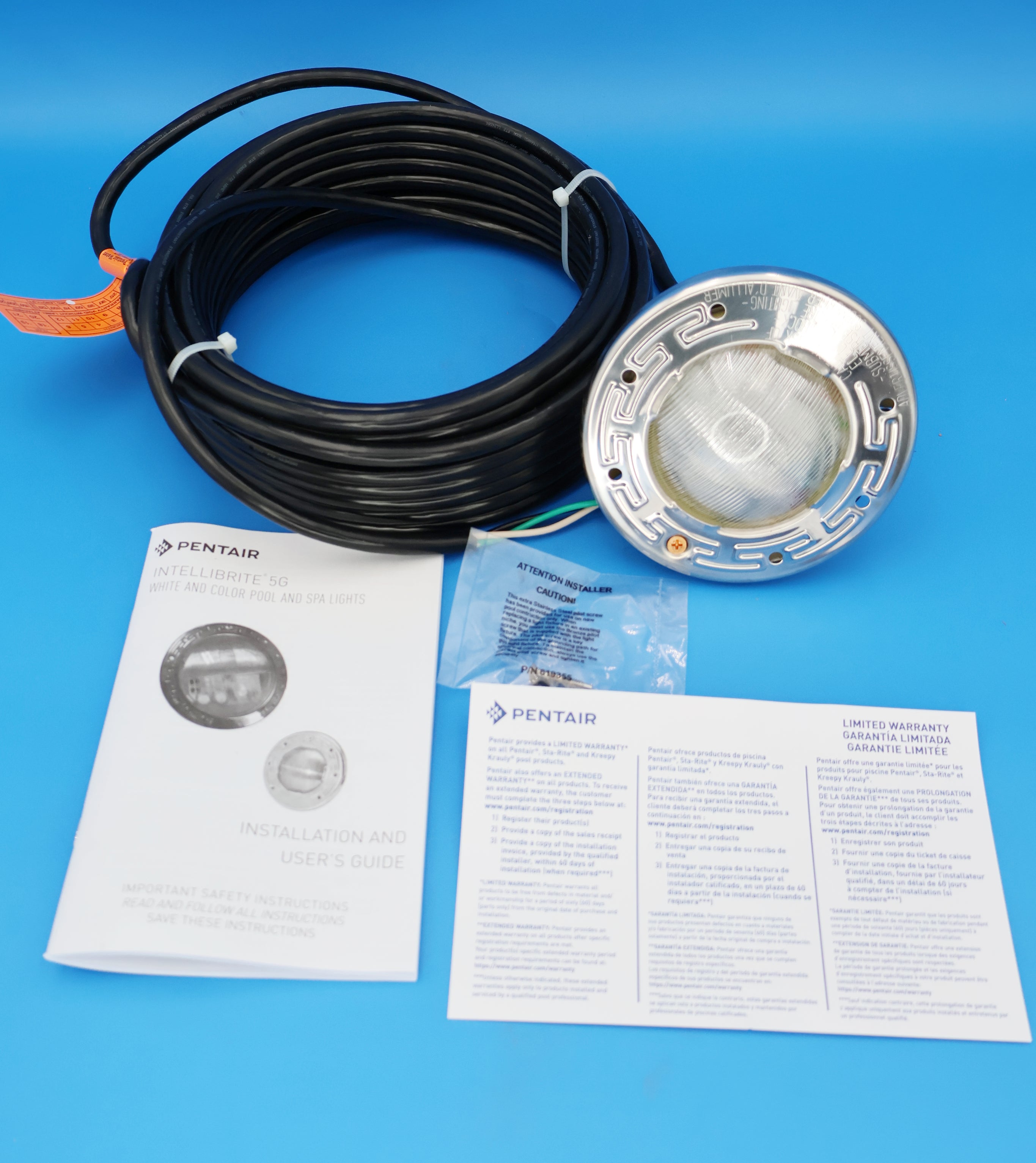 Pentair IntelliBrite 5G Color LED Spa Light 120V 18W 50' Cord 640121