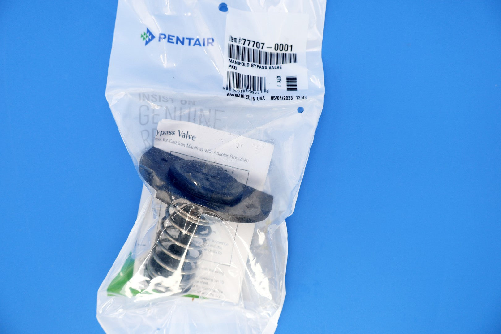 Pentair Manifold By-Pass Valve Kit for MasterTemp Heater Burner System 77707-0001