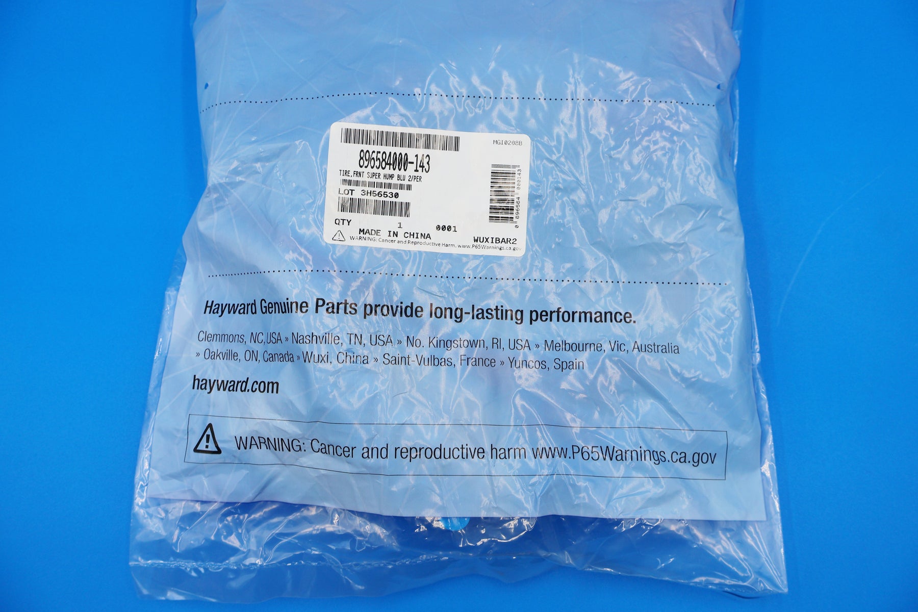 Hayward Poolvergnuegen Aquanaut Light Blue Standard Tires with Super Hump 896584000-143