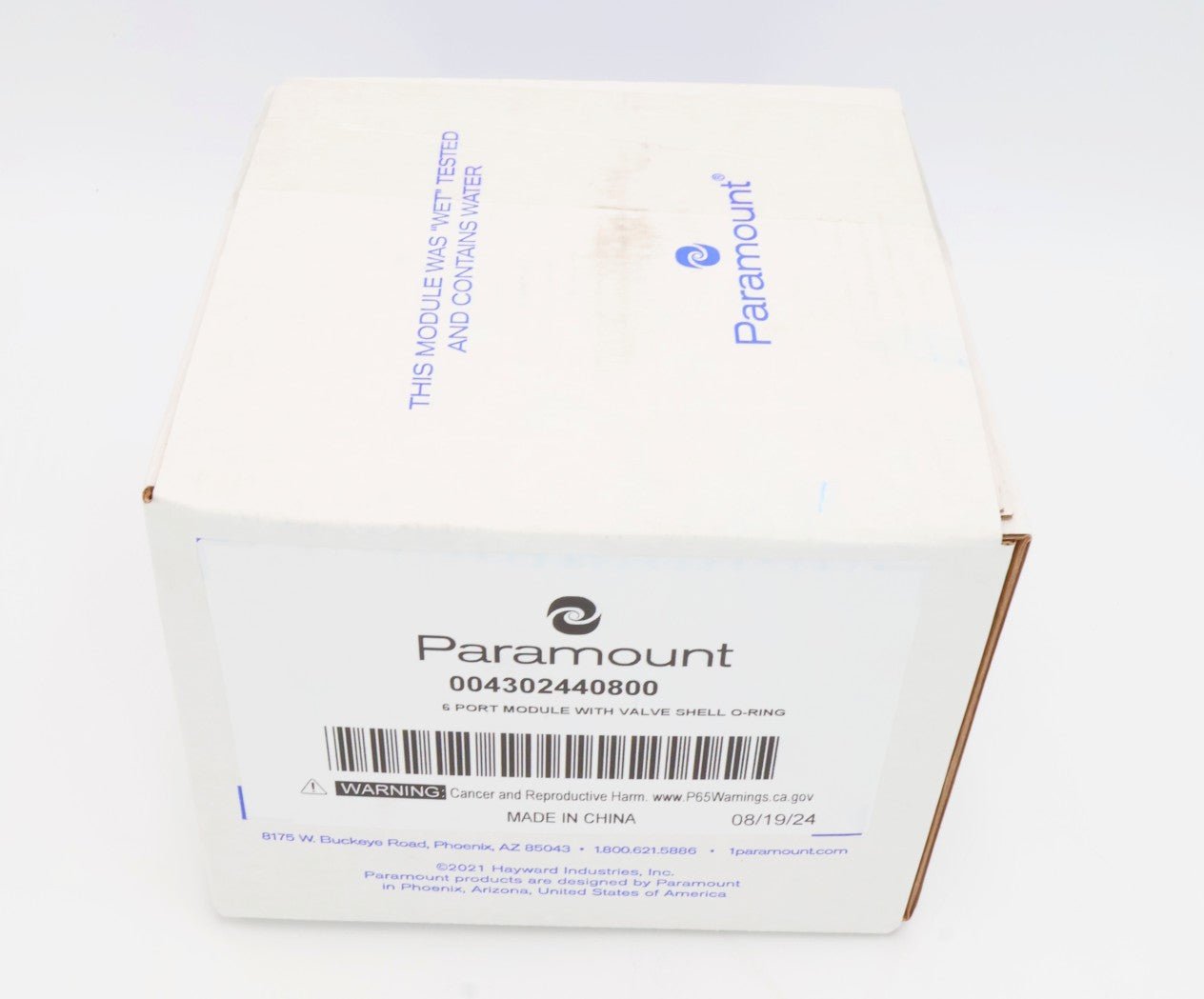 Hayward 6 Port Module with Valve Shell O - Ring 004302440800 - In Floor Cleaning System Valve Parts - img - 6