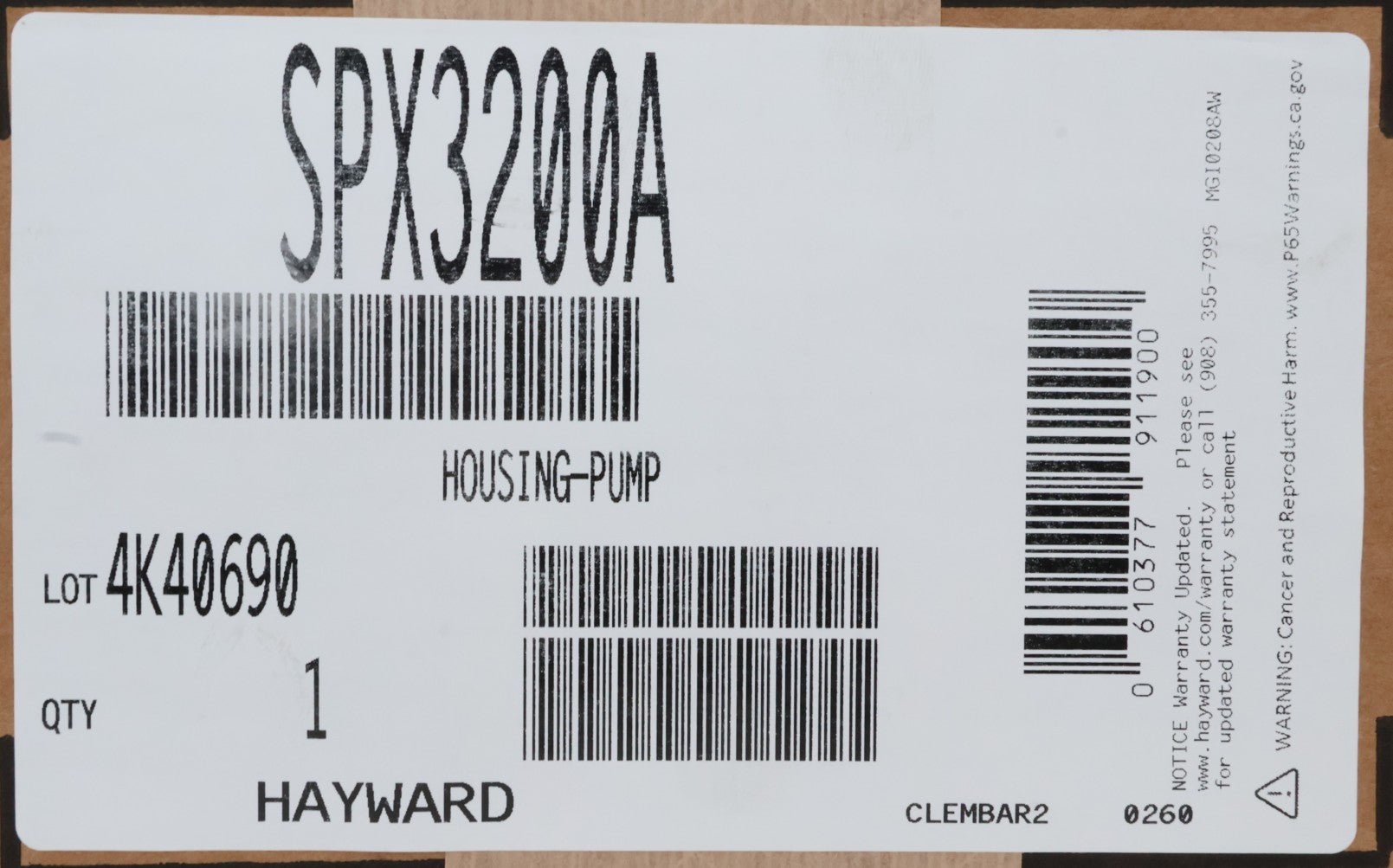 Hayward TriStar & EcoStar Pump Housing SPX3200A - Pump Parts - img - 5
