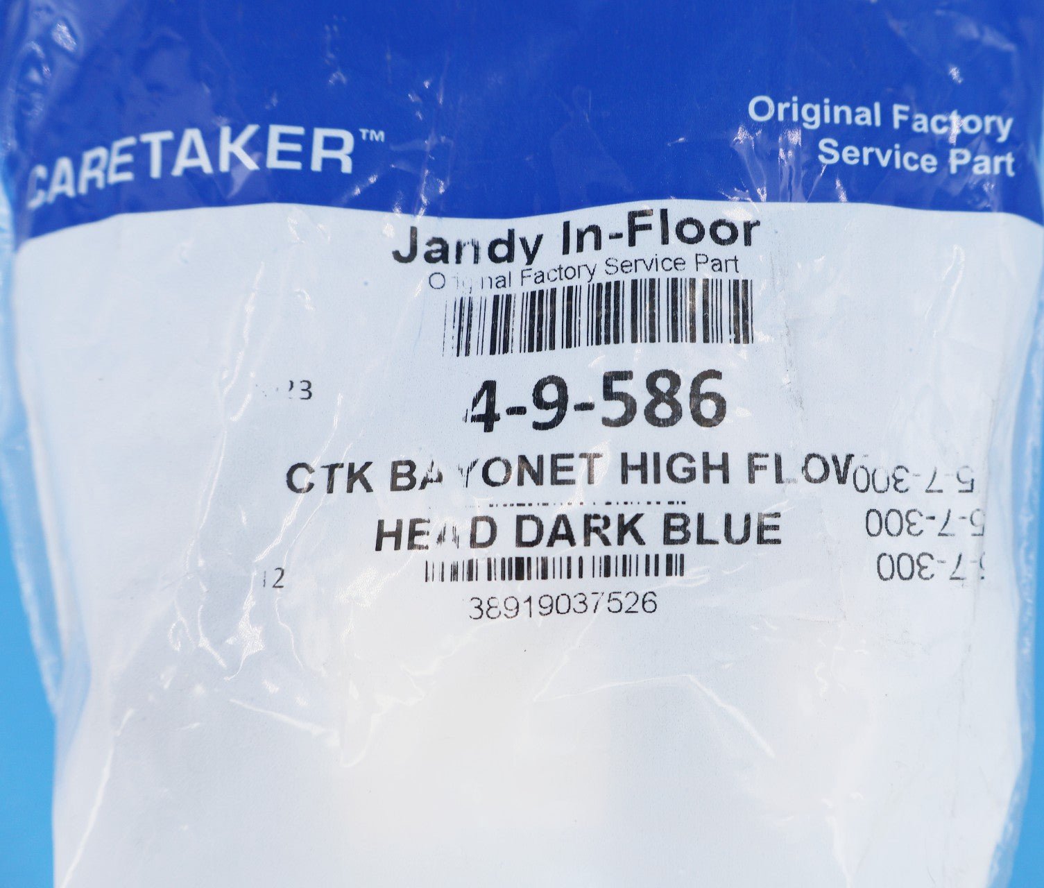 Caretaker 99 (Jandy In-Floor) High Flow Cleaning Head Dark Blue 4-9-586 - Pop-Up Heads - img-6