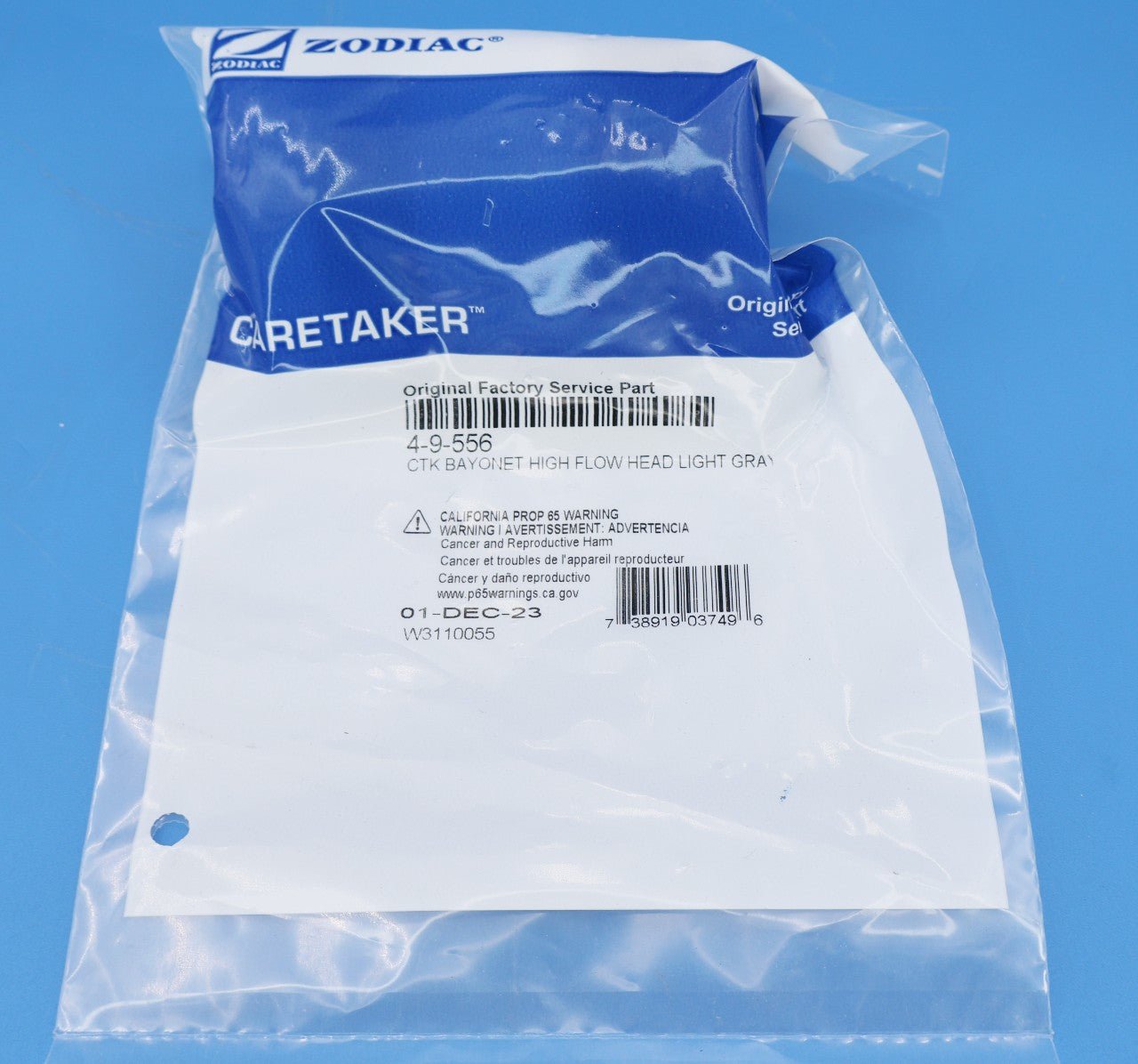 Caretaker 99 (Jandy In-Floor) High Flow Cleaning Head Light Gray 4-9-556 - Pop-Up Heads - img-5