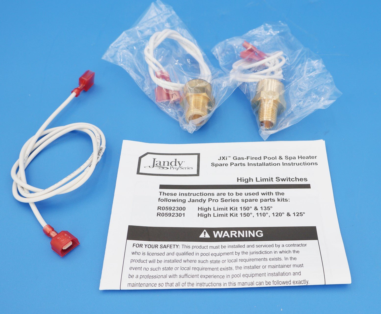 Jandy JXi 200/260/400 High Limit Temperature Sensor R0592300 - Heater Parts - img-1