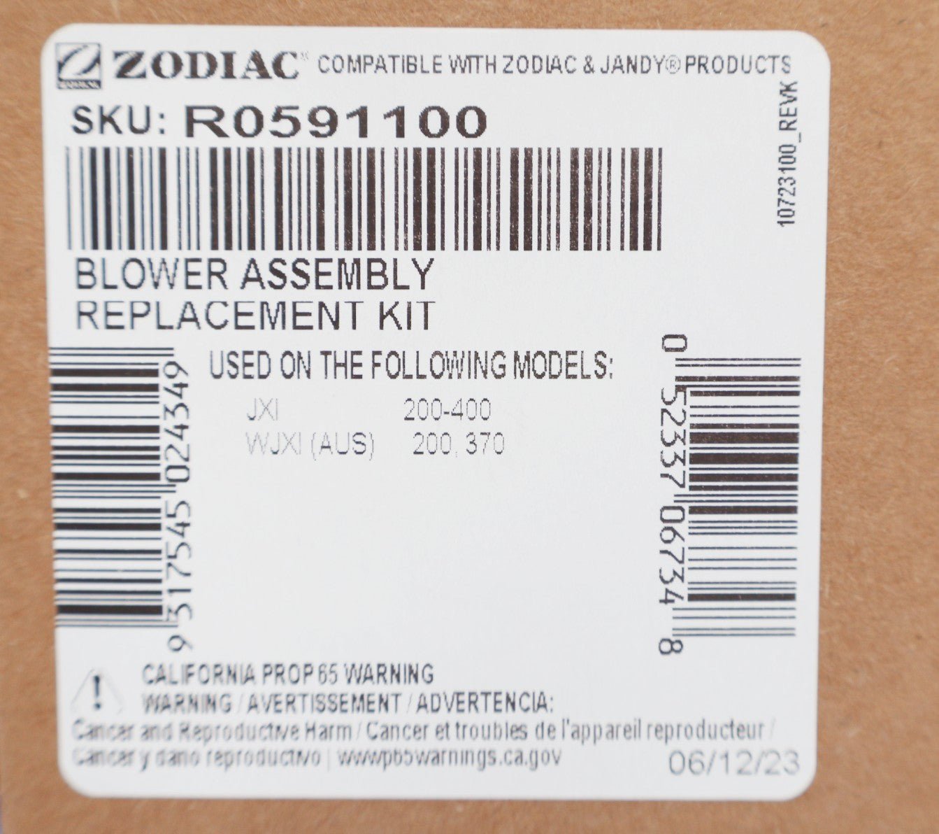 Jandy JXi Blower Assembly R0591100 - Pool Heater Parts - img-8