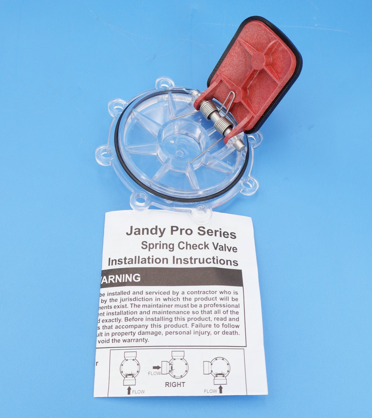 Jandy Standard Check Valve Cover w/ Flapper 7056 - Plumbing Valves - img-1