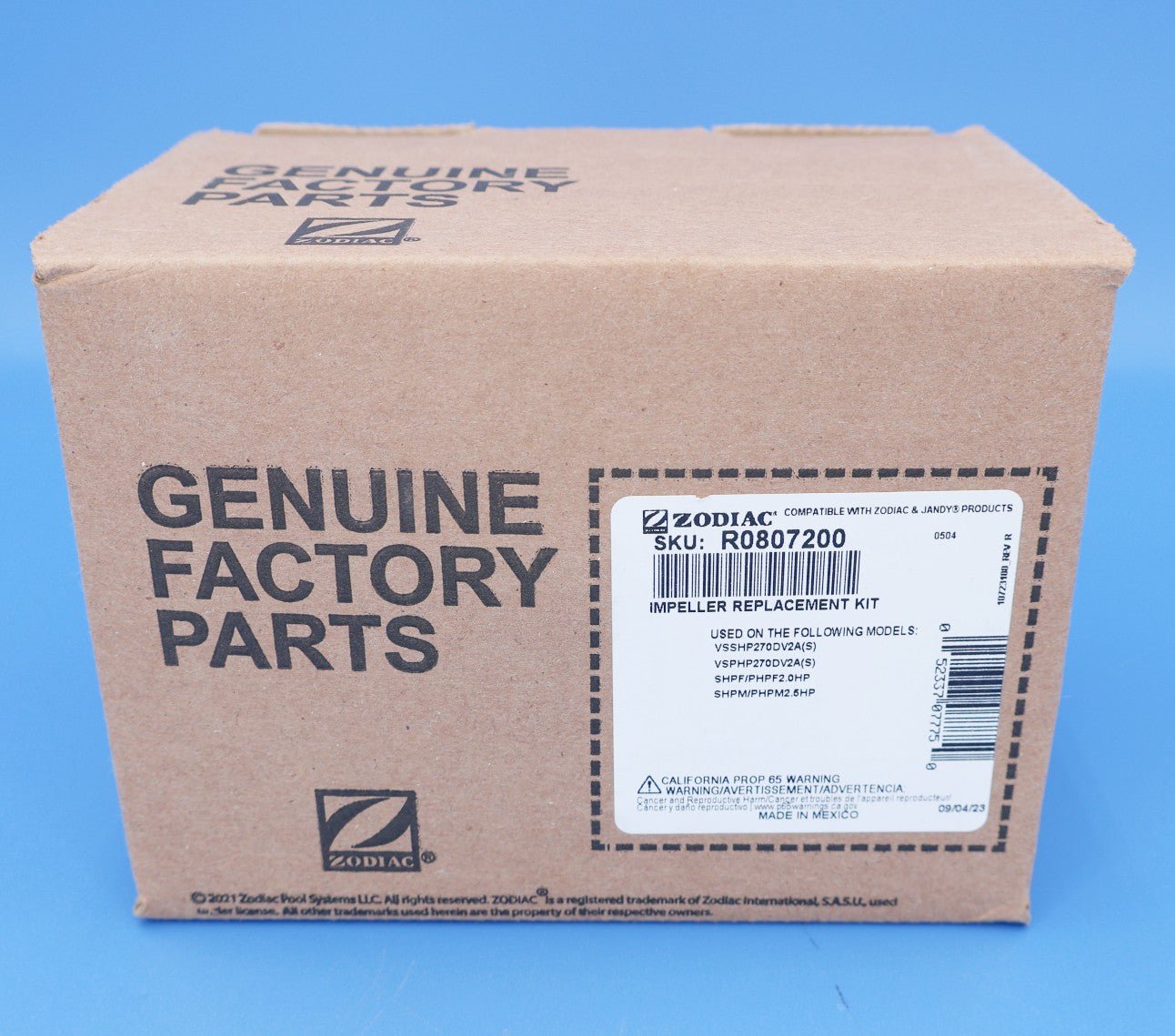 Jandy VS PlusHP 2.7HP Impeller, Screw, & O-Ring R0807200 - Pool Pump Parts - img-6