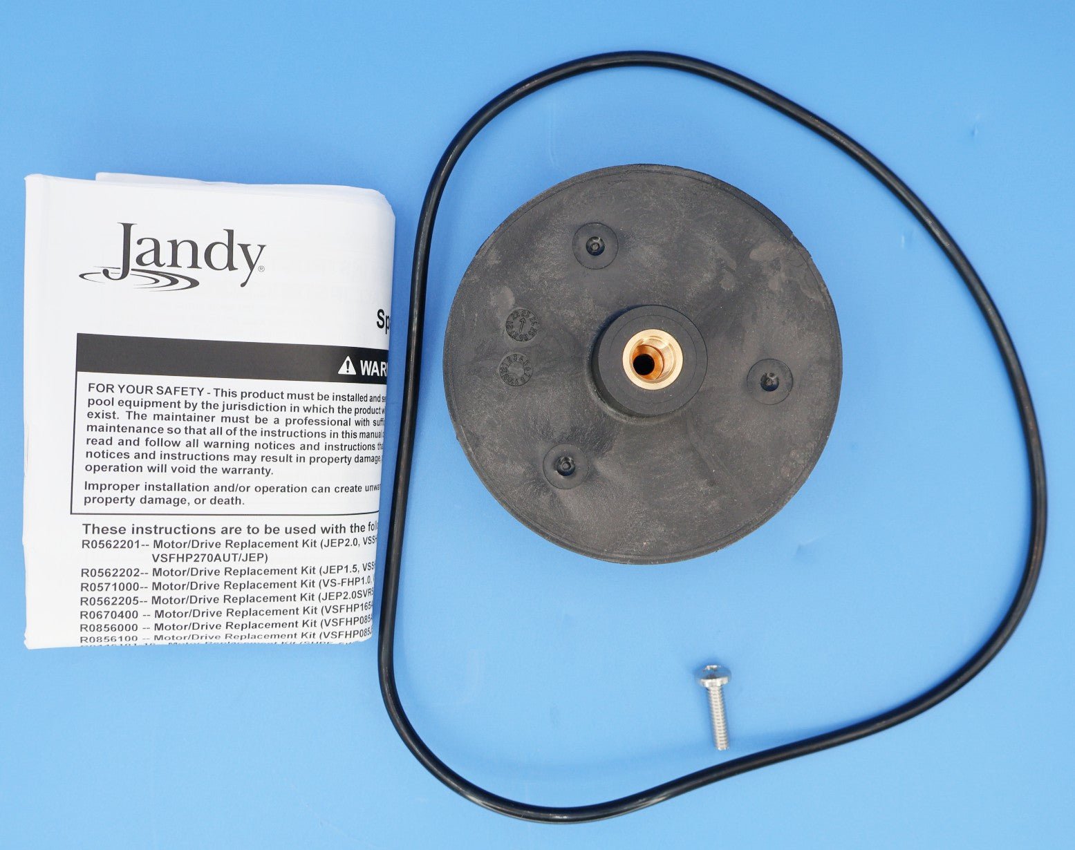 Jandy VS PlusHP 2.7HP Impeller, Screw, & O-Ring R0807200 - Pool Pump Parts - img-1