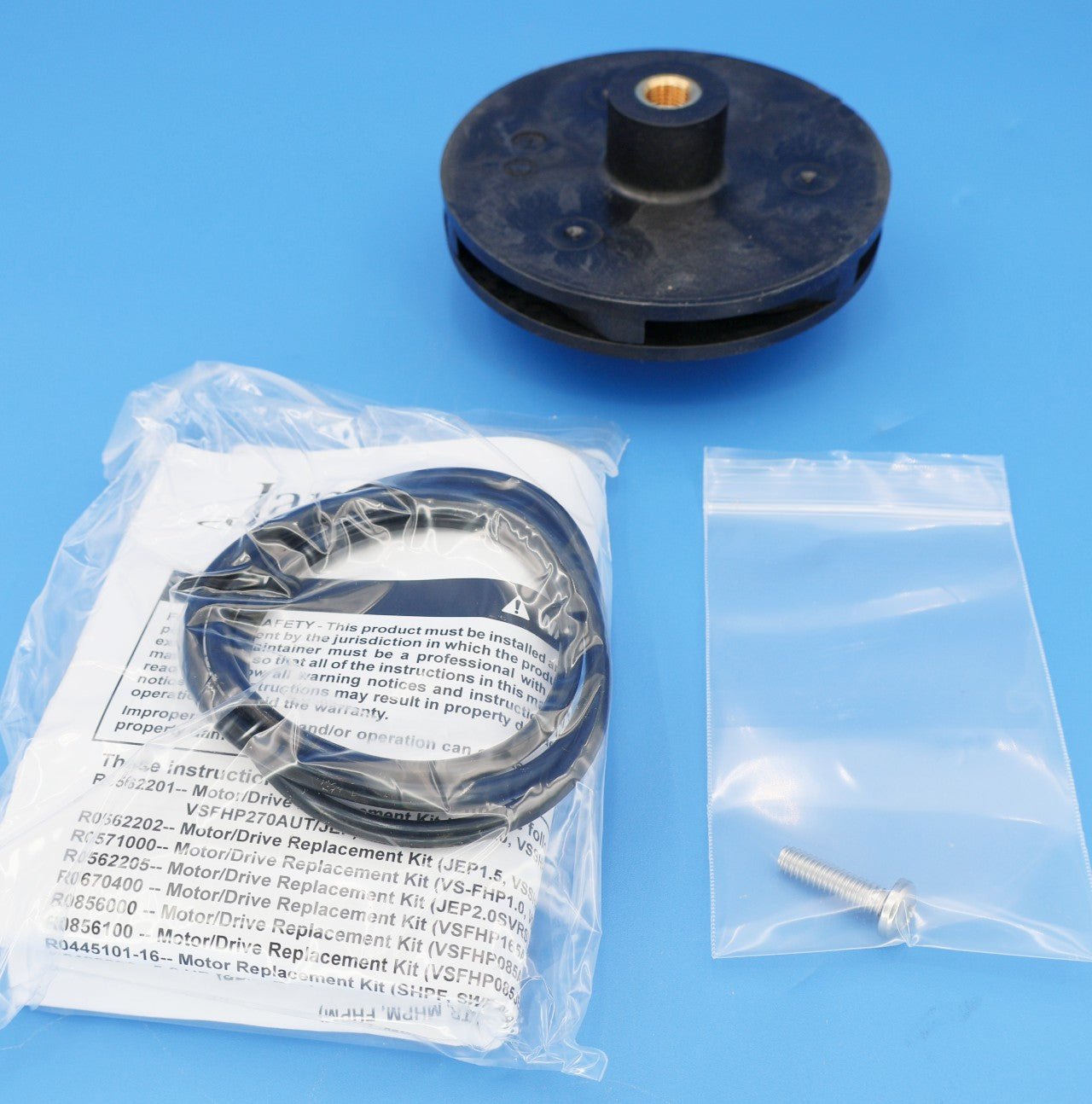 Jandy VS PlusHP 2.7HP Impeller, Screw, & O-Ring R0807200 - Pool Pump Parts - img-5