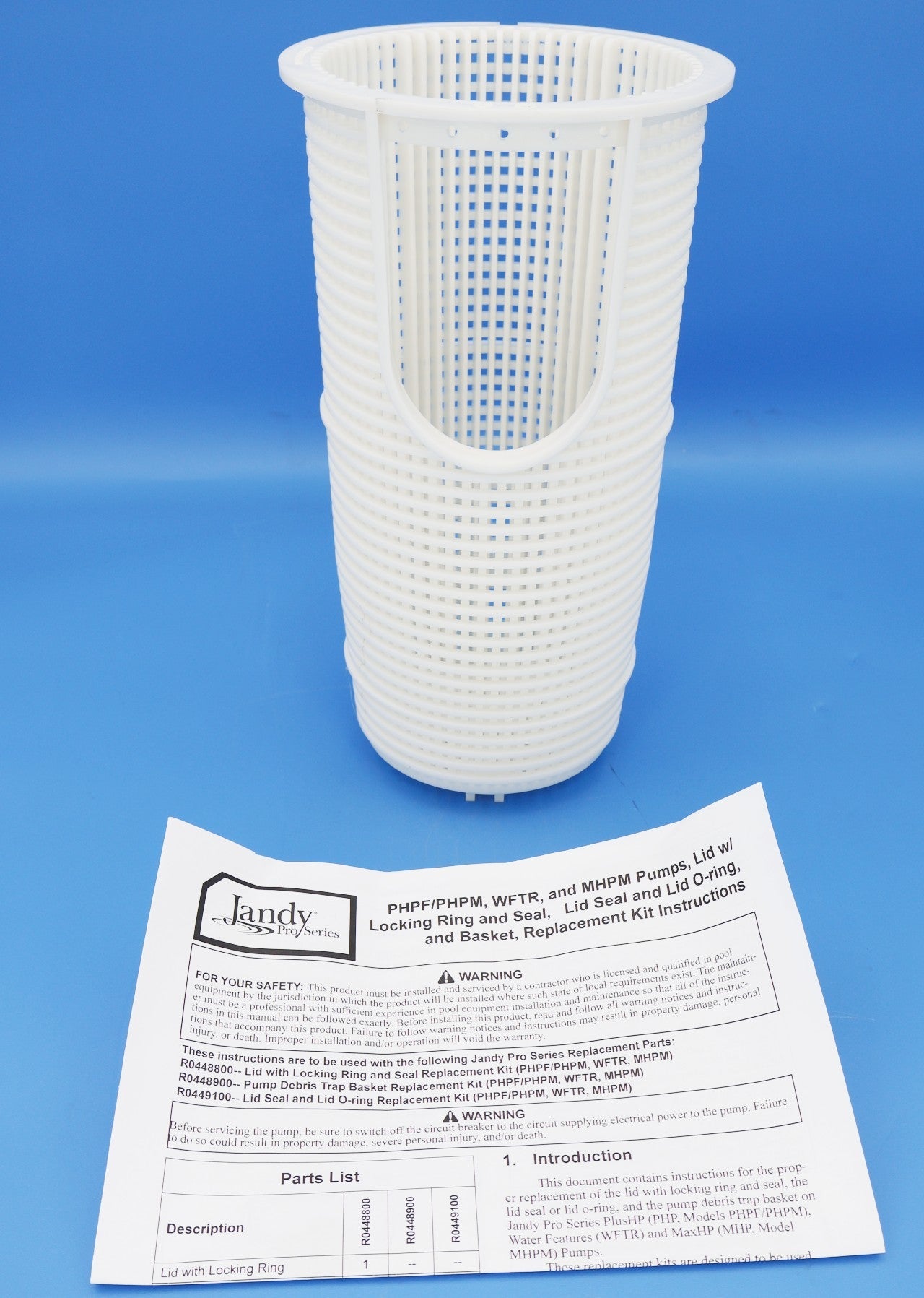 Jandy VS PlusHP Pump Basket R0448900 - Pool Pump Parts - img-1