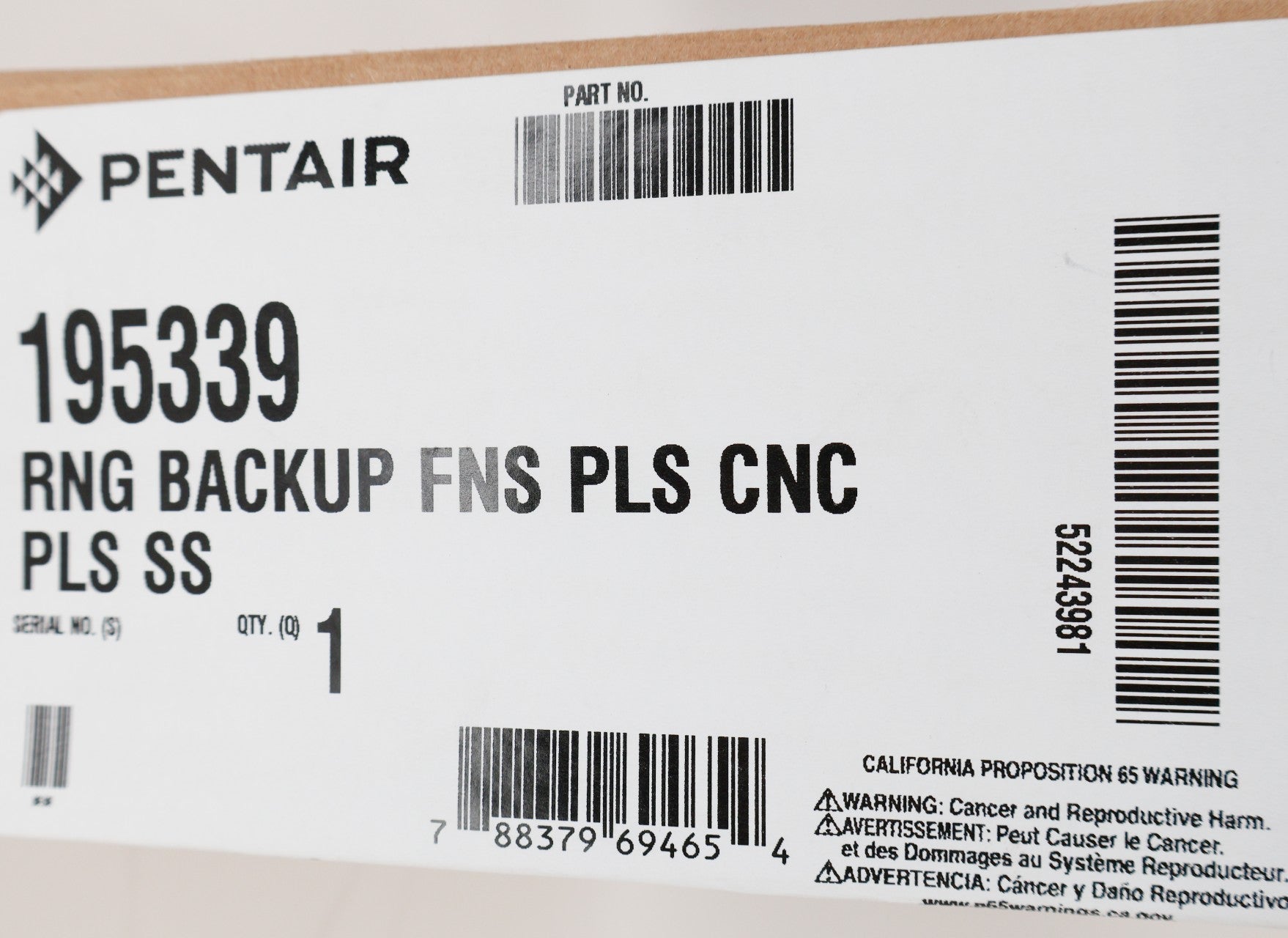 Pentair 19" Stainless Steel Backup Ring for Filters 195339 - Pool Filter Parts - img-3