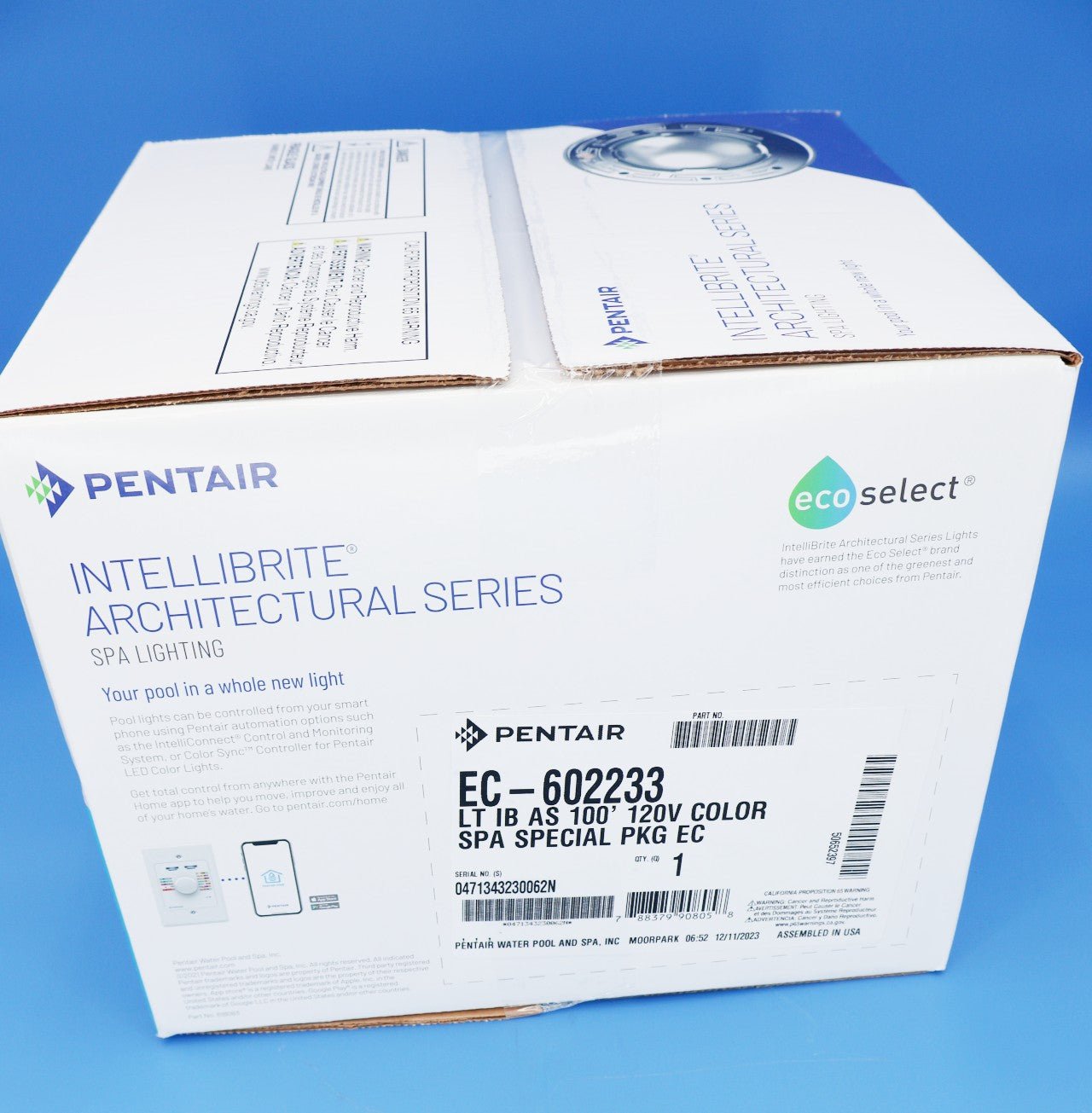Pentair Intellibrite Architectural Series LED RGBW Pool Light 100' 120V EC-602233 - Pool Lights - img-6
