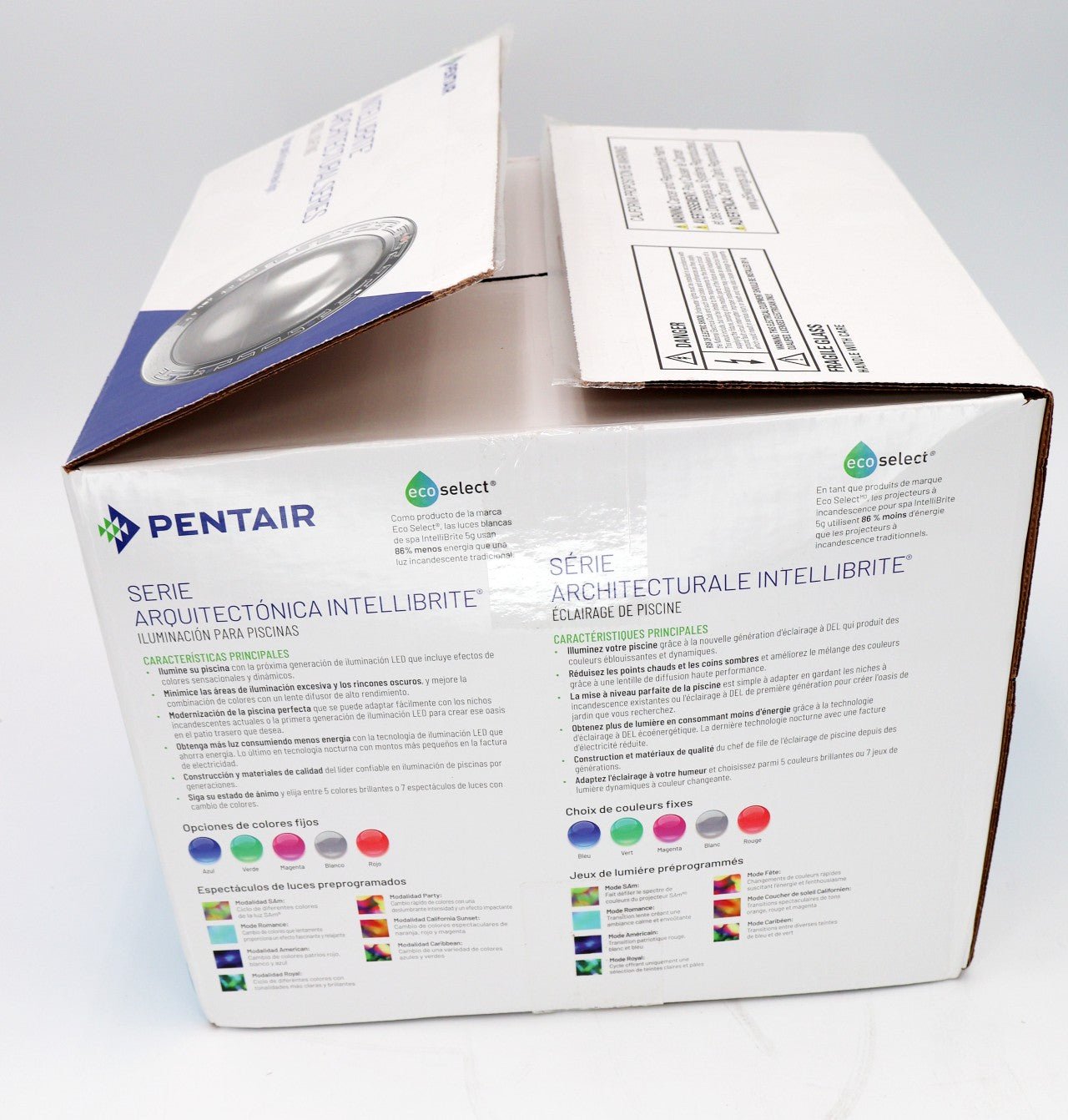 Pentair Intellibrite Architectural Series LED RGBW Pool Light 100' 12V 602153 - Pool Lights - img-5