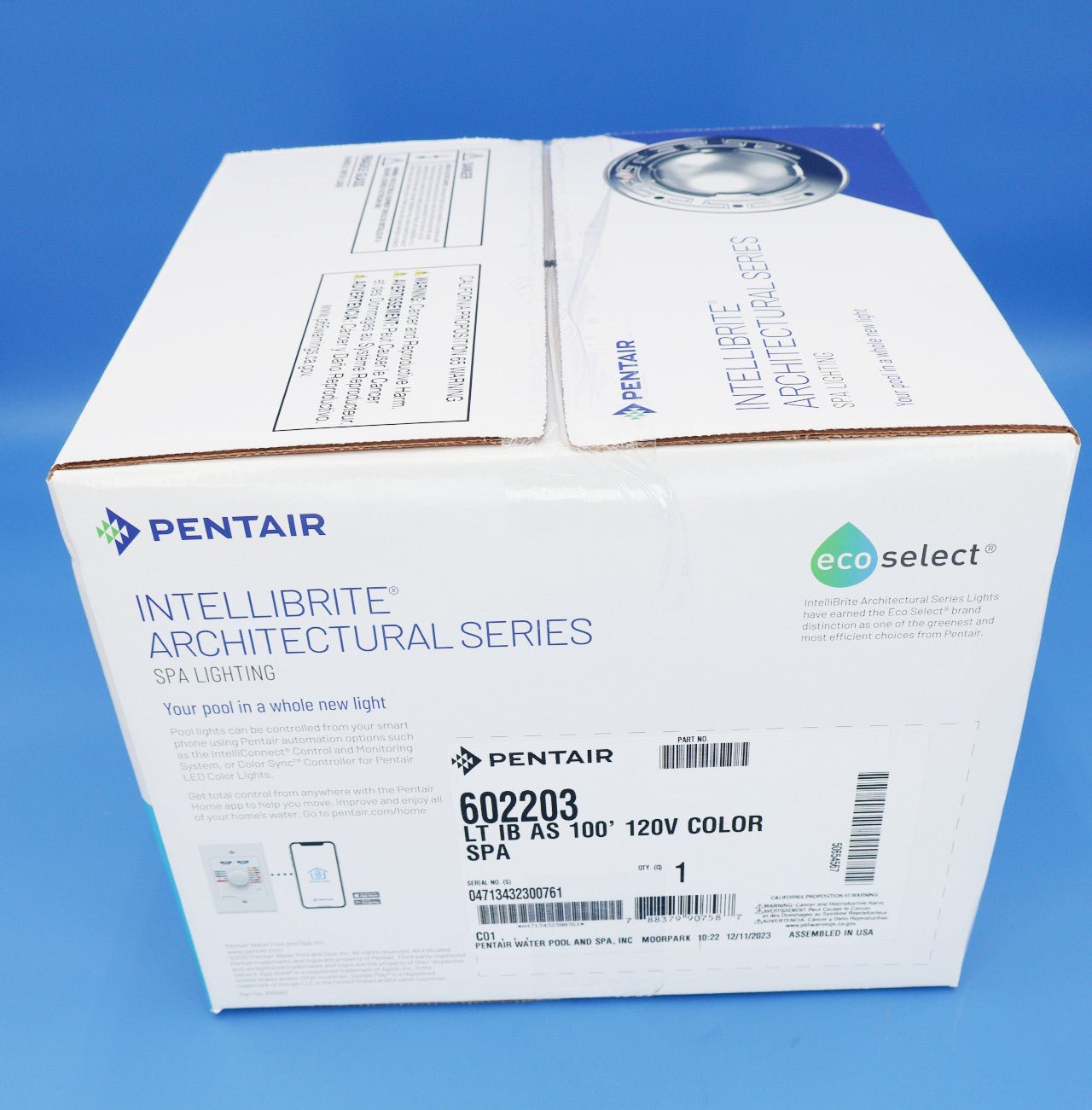 Pentair Intellibrite Architectural Series LED RGBW Spa Light 100' 120V 602203 - Pool Lights - img-6