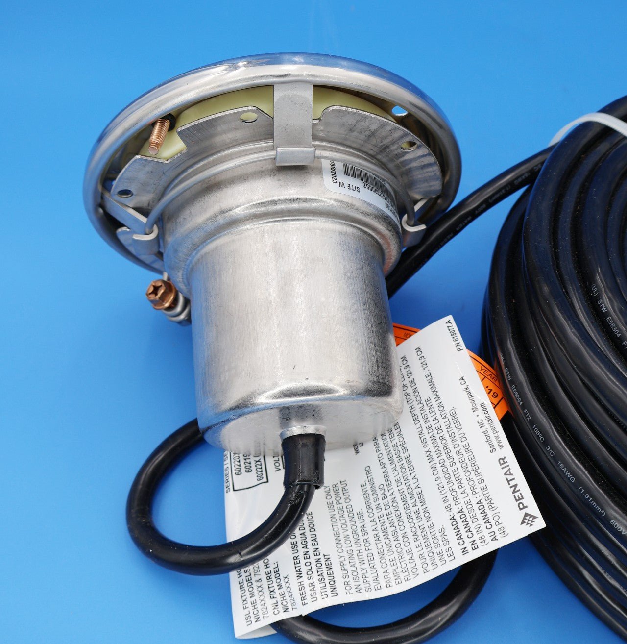 Pentair Intellibrite Architectural Series LED RGBW Spa Light 100' 12V 602199 - Pool Lights - img-3