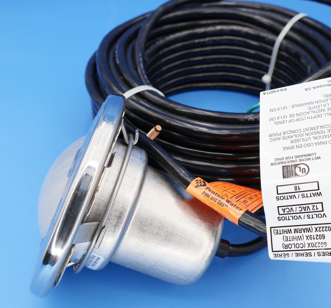 Pentair Intellibrite Architectural Series LED RGBW Spa Light 100' 12V 602199 - Pool Lights - img-4