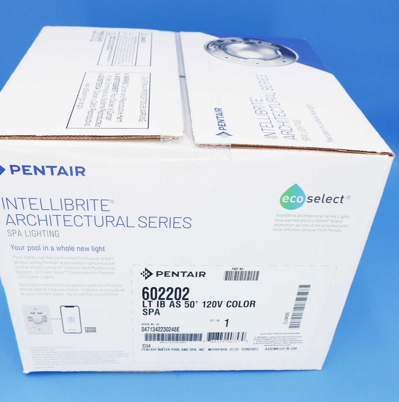 Pentair Intellibrite Architectural Series RGBW Color Spa Light 50' 120V 602202 - Pool Lights - img-6