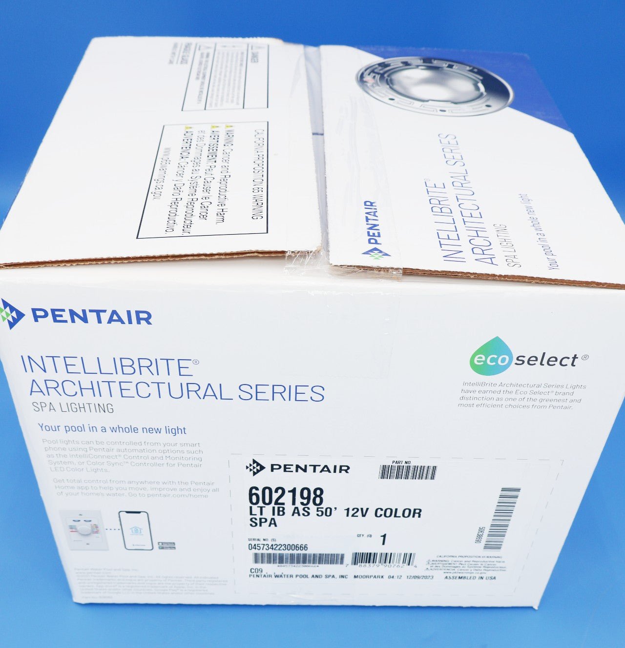 Pentair Intellibrite Architectural Series RGBW Color Spa Light 50' 12V 602198 - Pool Lights - img-6