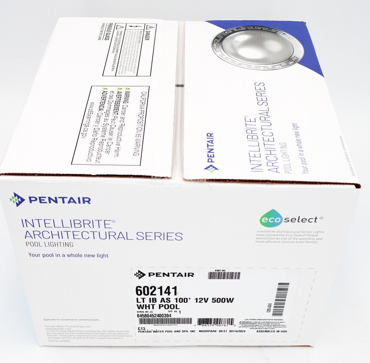 Pentair Intellibrite Architectural Series White Pool Light 100' 12V 602141 - Pool Lights - img-6
