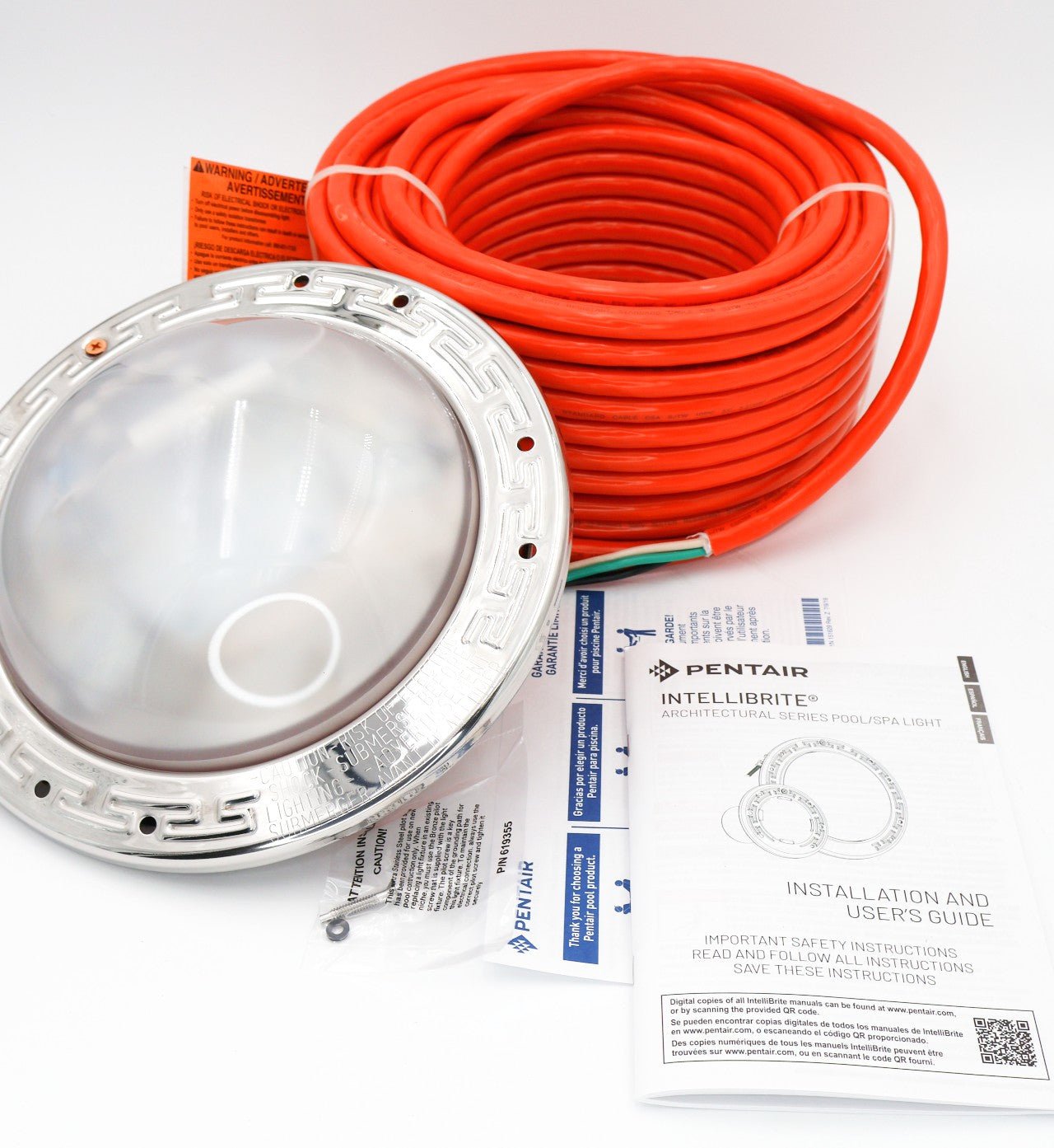 Pentair Intellibrite Architectural Series White Pool Light 100' 12V 602141 - Pool Lights - img-1