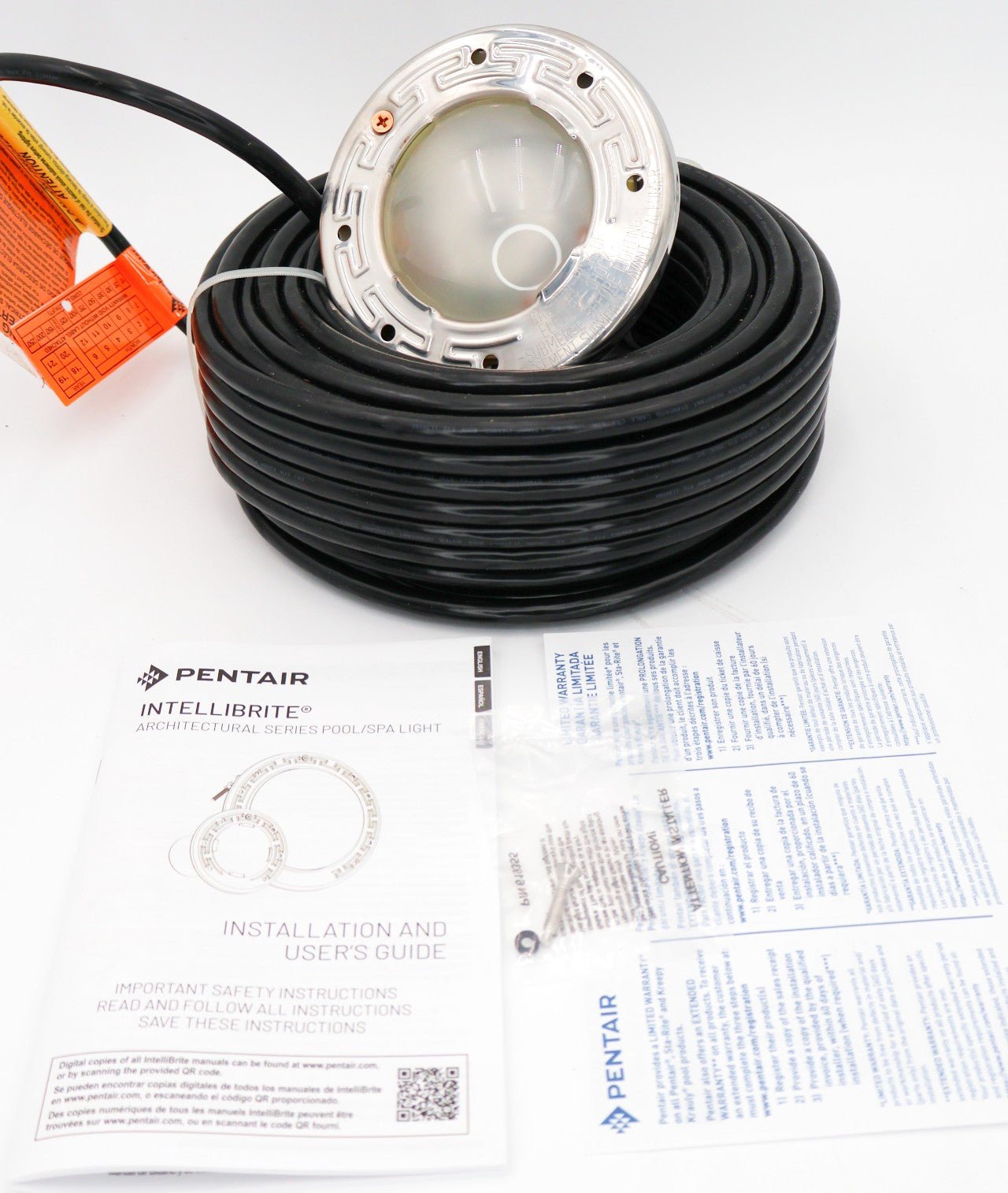 Pentair Intellibrite Architectural Series White Spa Light 100' 12V 618017 - Pool Lights - img-1