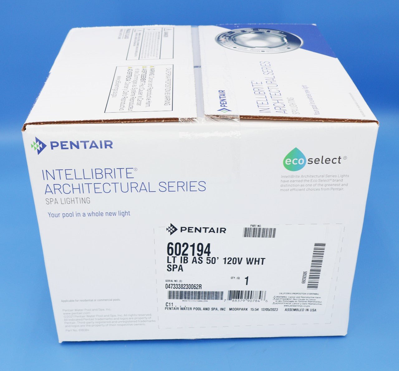 Pentair Intellibrite Architectural Series White Spa Light 50' 120V 602194 - Pool Lights - img-8