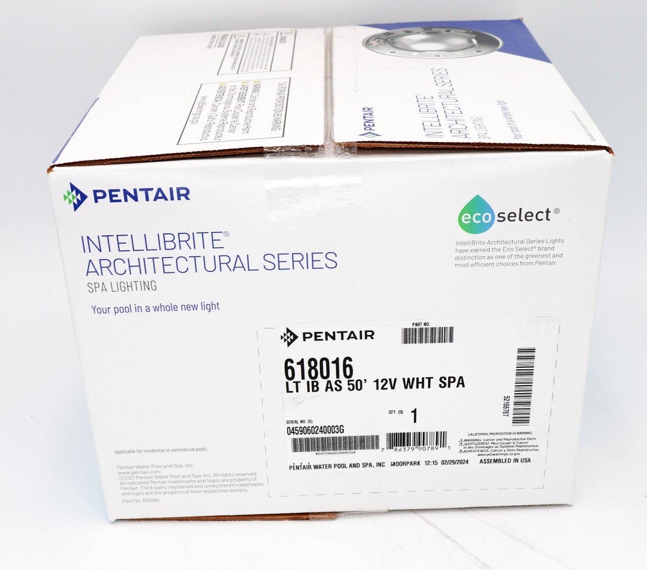 Pentair Intellibrite Architectural Series White Spa Light 50' 12V 618016 - Pool Lights - img-5