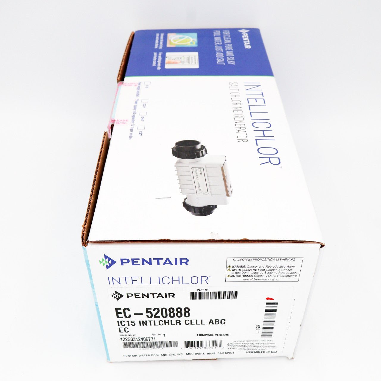Pentair IntelliChlor 15k Salt Chlorine Generator EC-520888 - Salt Chlorine Generation - img-8