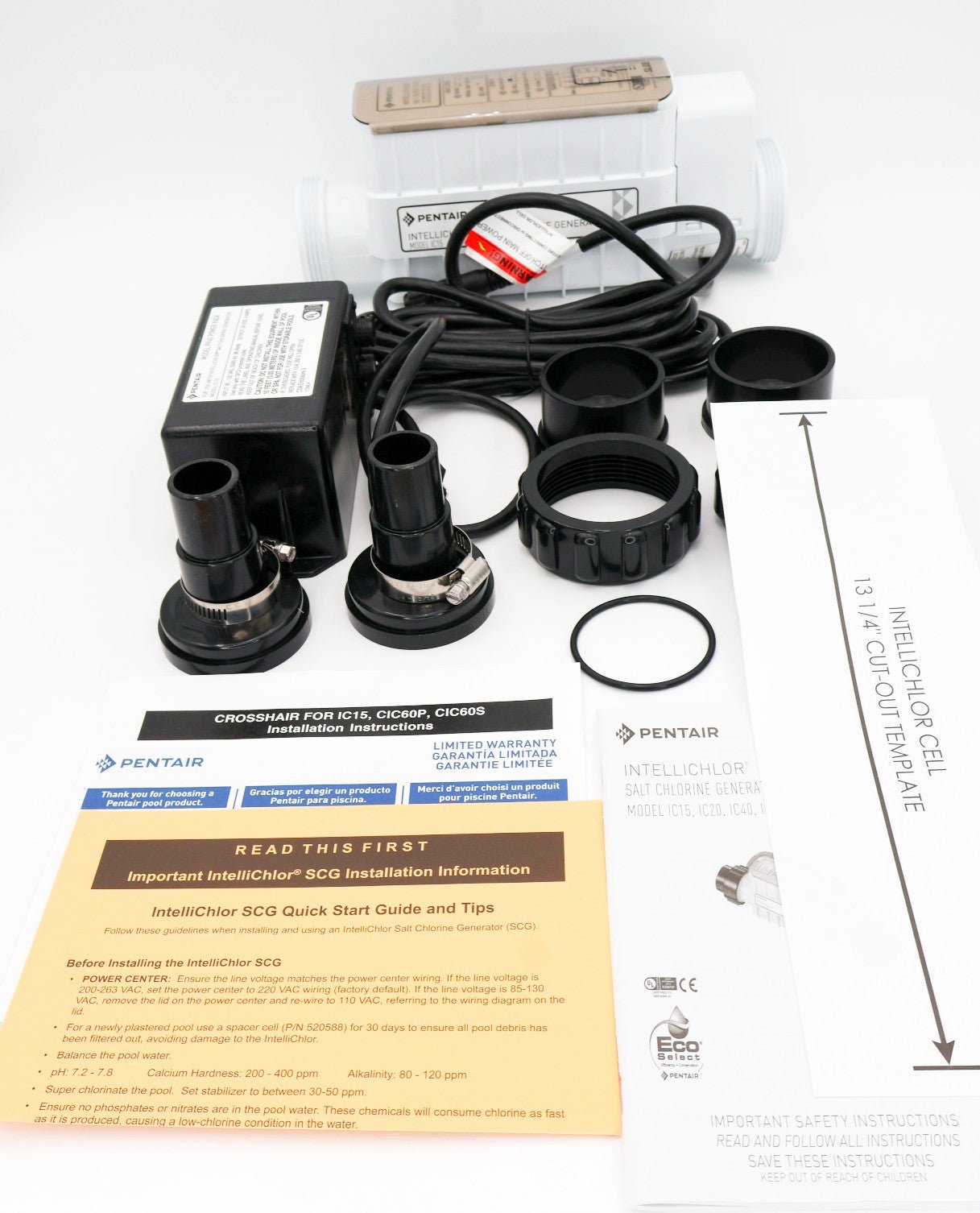 Pentair IntelliChlor 15k Salt Chlorine Generator EC-520888 - Salt Chlorine Generation - img-1