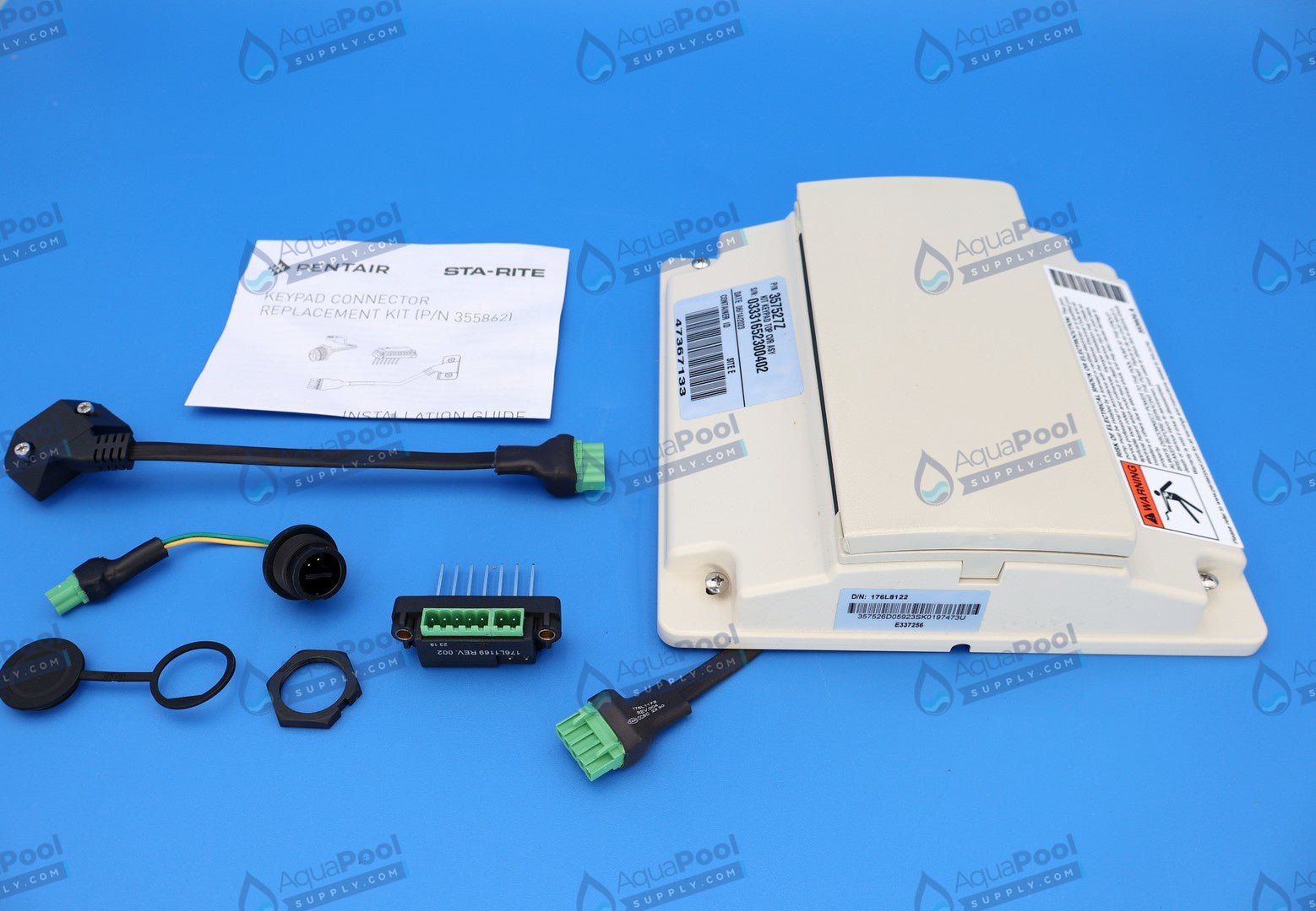 Pentair Intelliflo Keypad, Screen, and Cover Assembly 357527z - Pump Parts - img-6