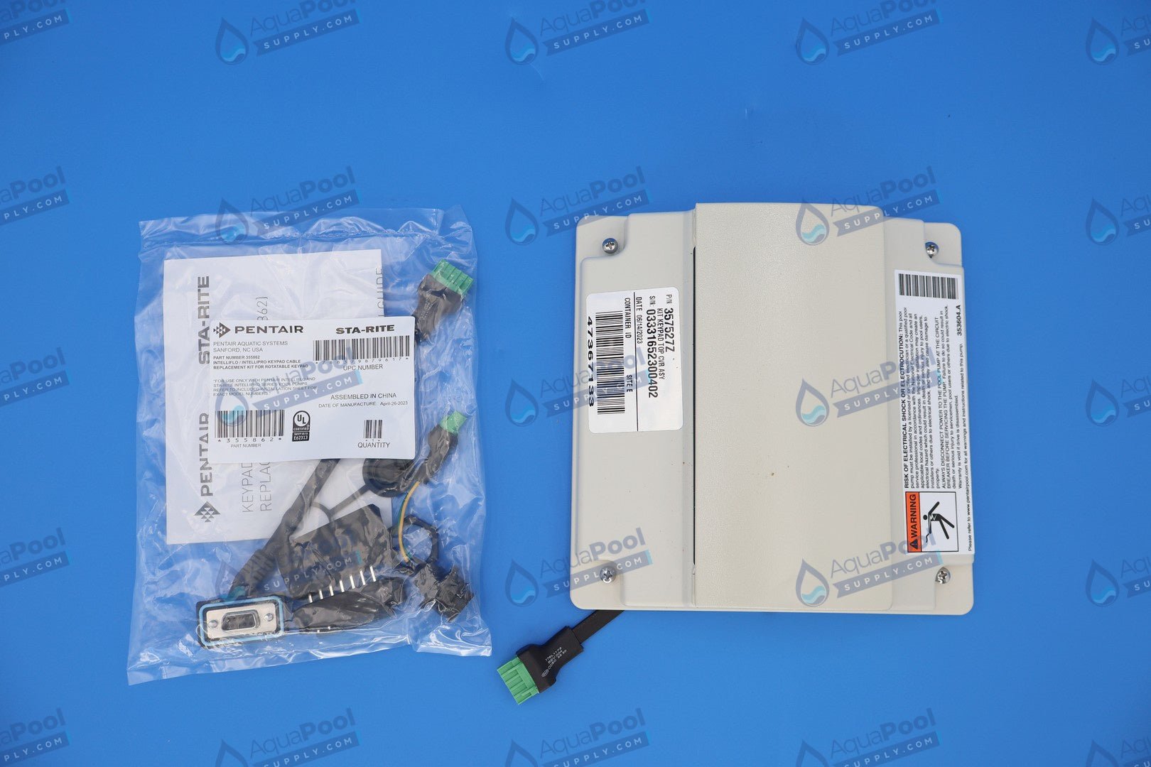 Pentair Intelliflo Keypad, Screen, and Cover Assembly 357527z - Pump Parts - img-4