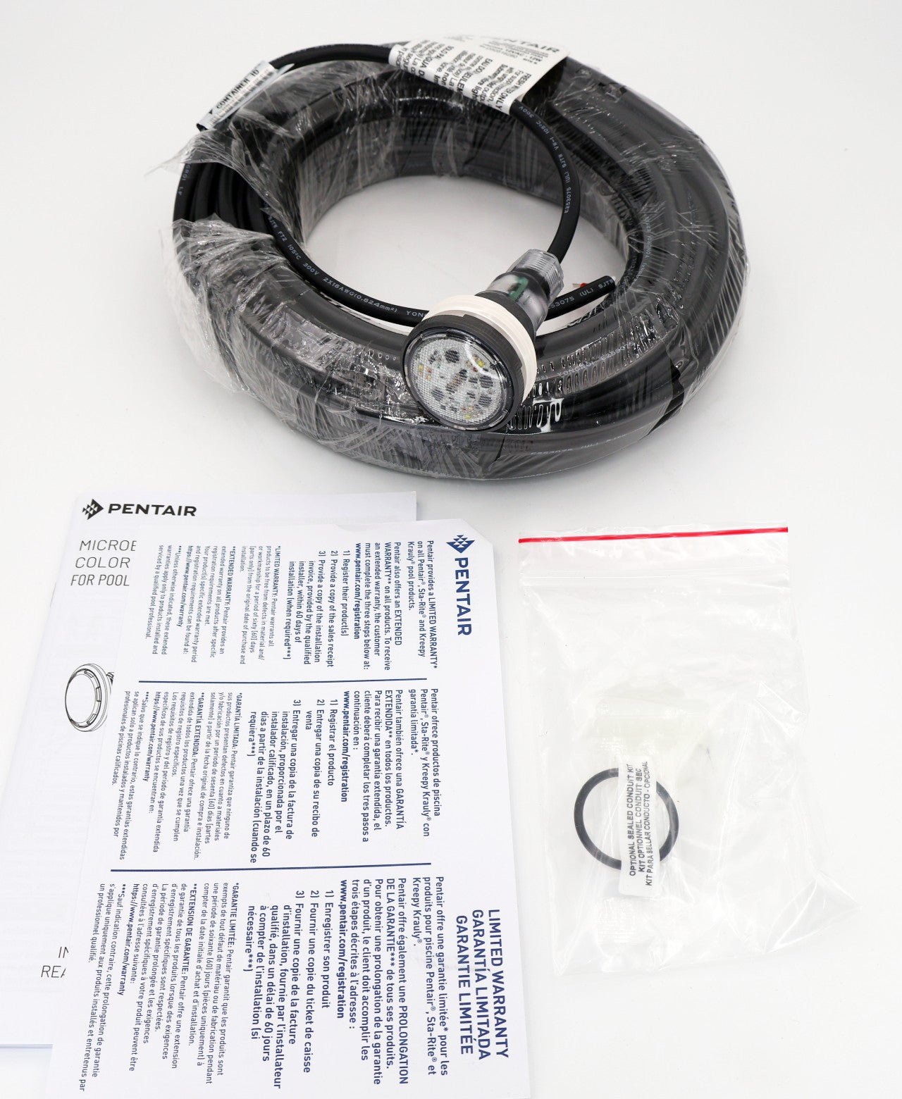 Pentair Microbrite Color LED Light 100' 12V EC-620425 - Pool Lights - img-1