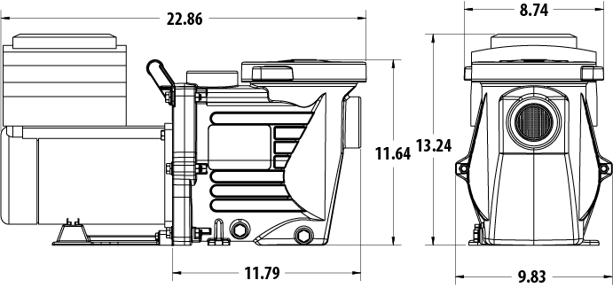 Waterway Power Defender 1.65HP Variable Speed Pump 230V PD-165 - Variable Speed Pumps - img-3