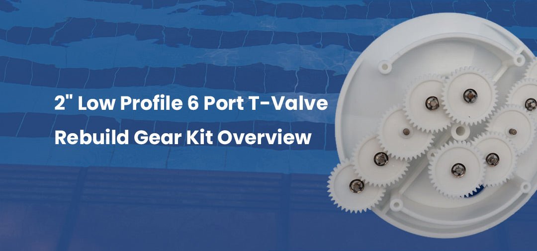 Pentair A&A 2" Low Profile 6 Port T-Valve Rebuild Gear Kit Overview - Aqua Pool Supply