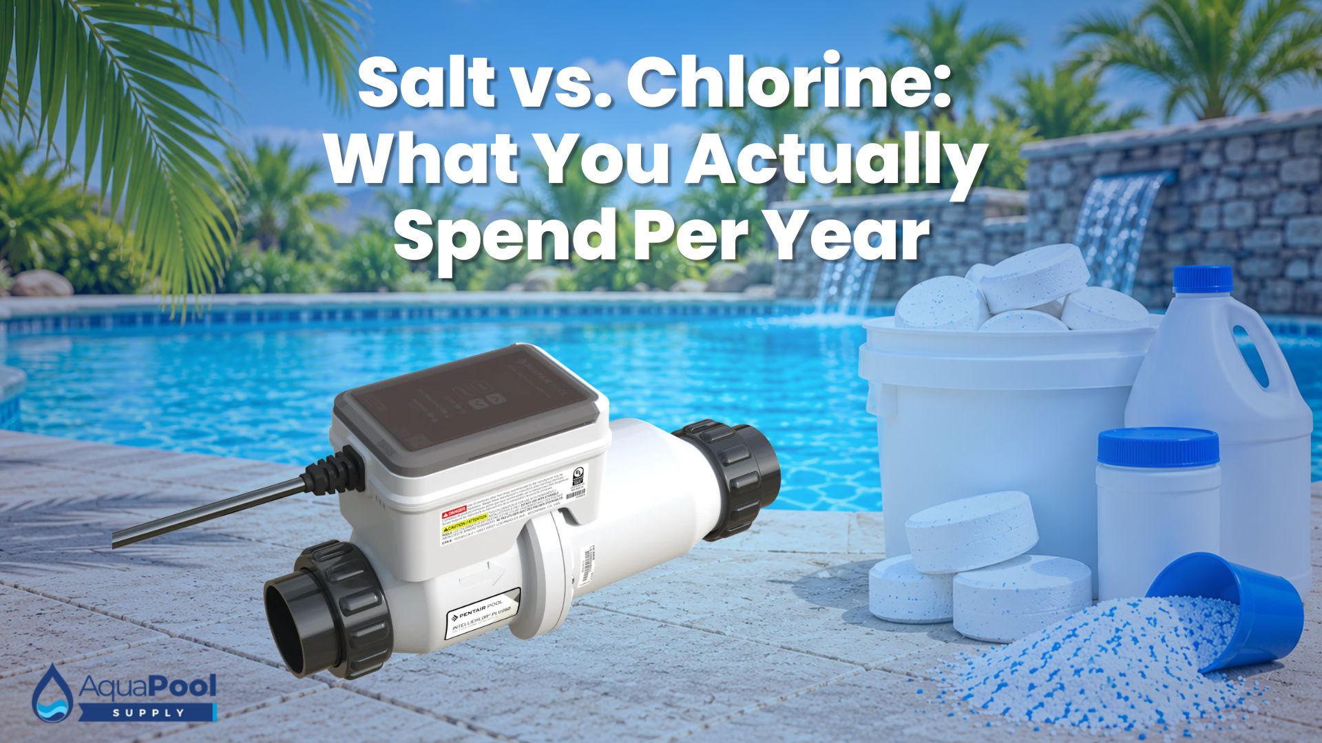 Salt vs. Chlorine: What You Actually Spend Per Year - Aqua Pool Supply
