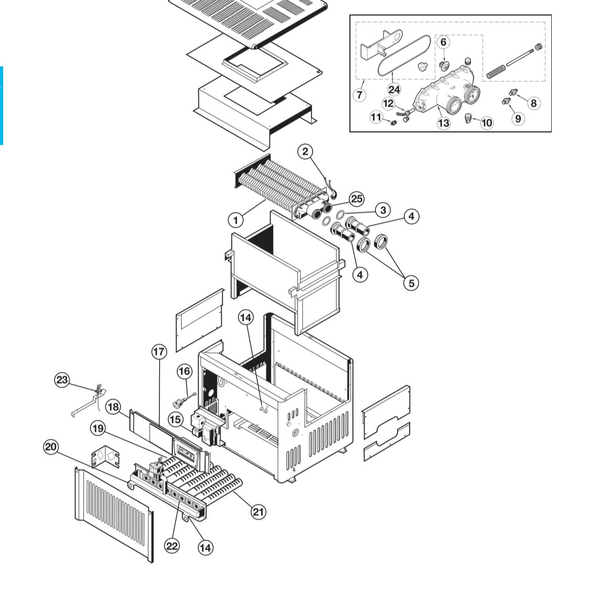 Hayward H-Series Electronic Ignition Heater (ED2 Style)
