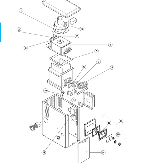 Hayward H-Series H100ID Heater Replacement Parts