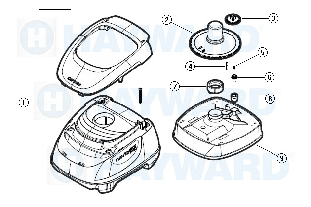 Hayward Navigator Pro Suction Pool Cleaner Replacement Parts - Aqua Pool Supply