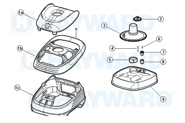Hayward PoolVac V-Flex Suction Pool Cleaner Replacement Parts - Aqua Pool Supply