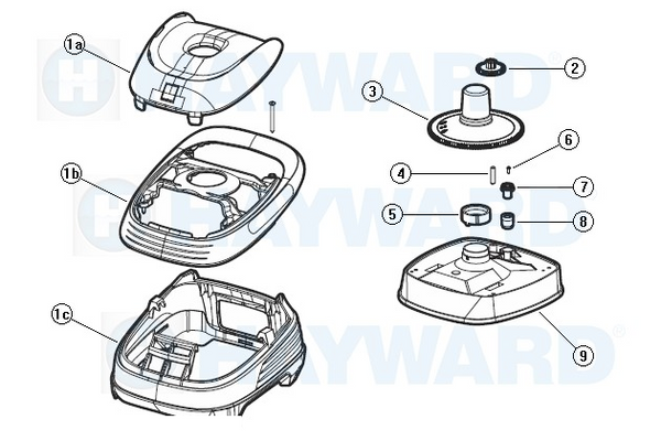 Hayward PoolVac V-Flex Suction Pool Cleaner