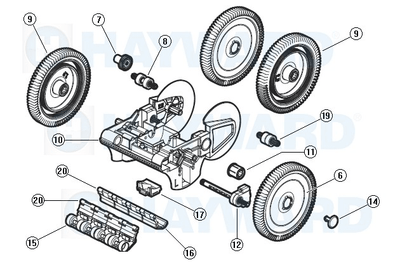 Hayward The PoolCleaner 4-Wheel Suction Pool Cleaner