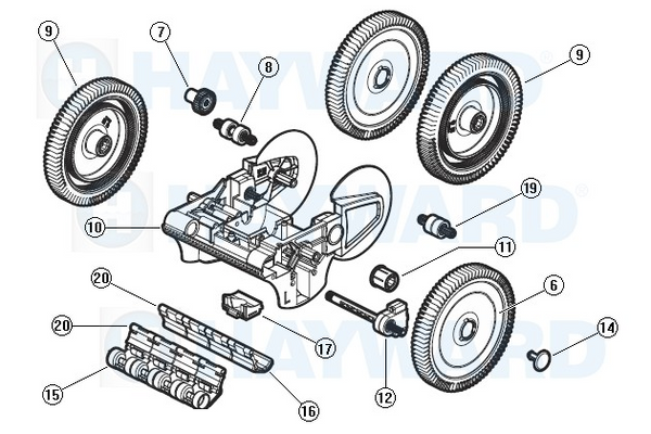 Hayward The PoolCleaner 4-Wheel Suction Pool Cleaner